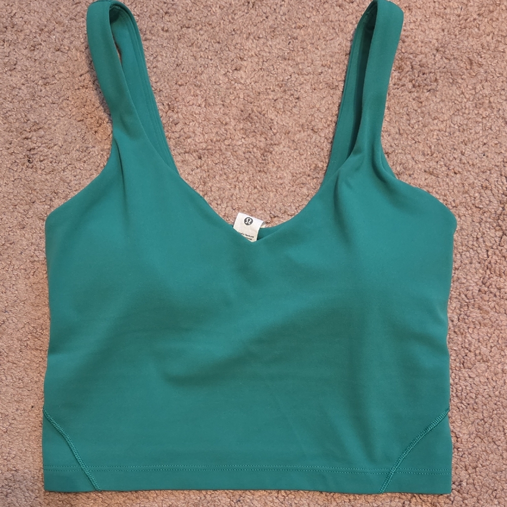 Lululemon Athletica Green Tank Top